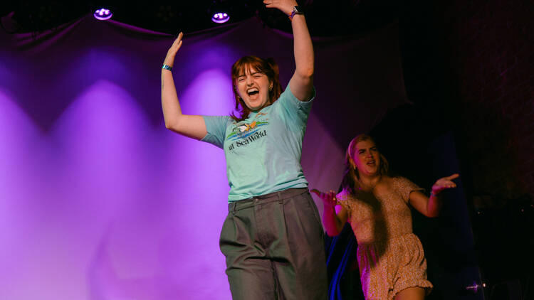 Chloe Troast, Jess Elgene at Brooklyn Comedy Collective