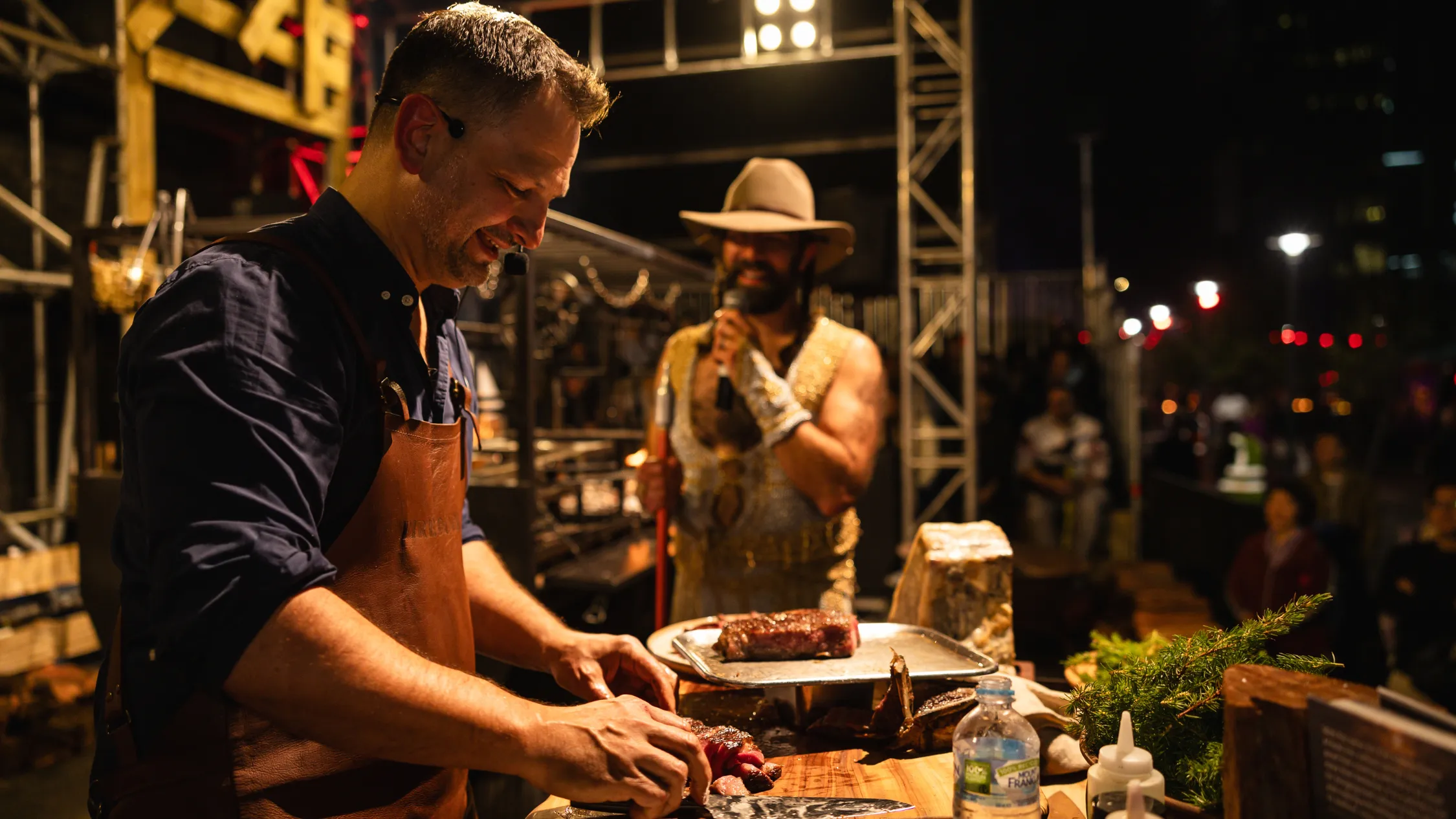 Lennox Hastie at Vivid Fire Kitchen