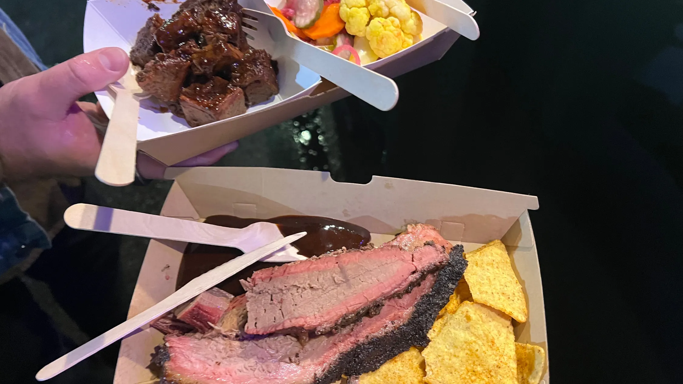 Brisket at Burn City Smokers