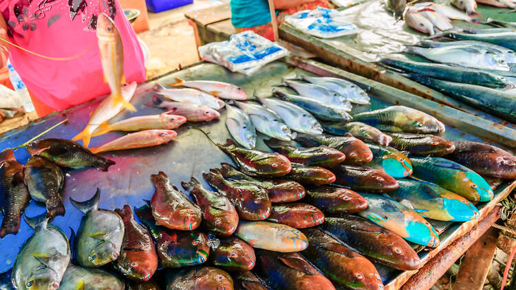 Seafood at Rawai market, Thailand