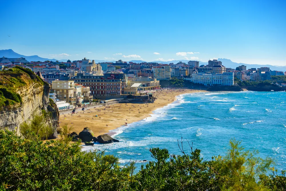 Biarritz beach