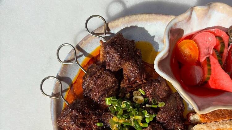 Brochettes thaï au satay