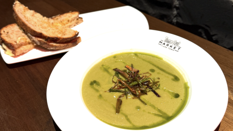 Nøsh Café - Pea Soup & Gourmet Cheese Toastie
