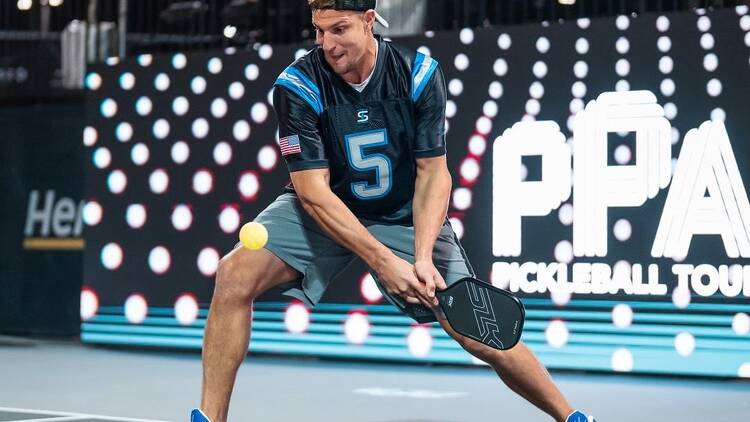Rob Gronkowski playing pickleball Rob Gronkowski playing pickleball
