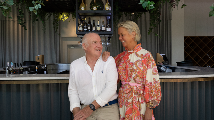 Chef Rick Stein and wife Sarah Stein