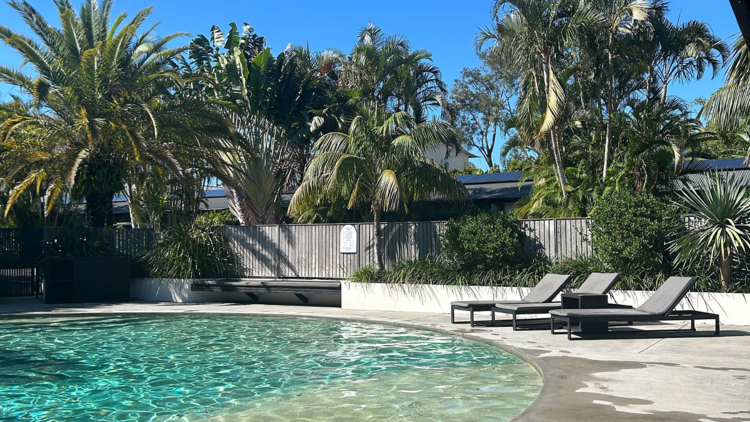 The pool at the Bower.