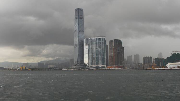 Hong Kong rainstorm thunderstorm weather