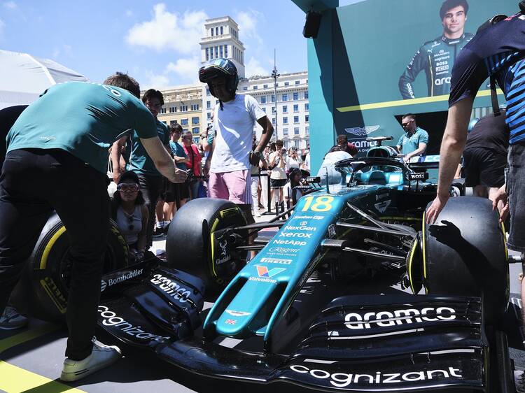 Ya hemos ido al Formula 1 Fan Village que se ha instalado en la plaza de Cataluña