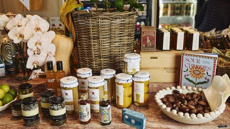 Jams and preserves at Breadcetera.