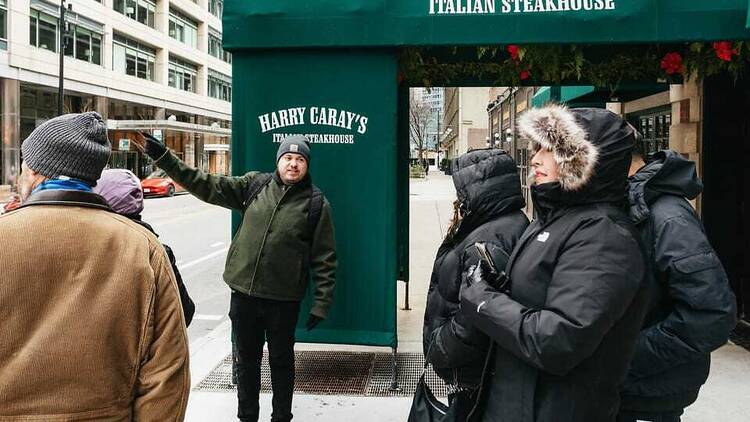 Gangsters and food tasting walking tour