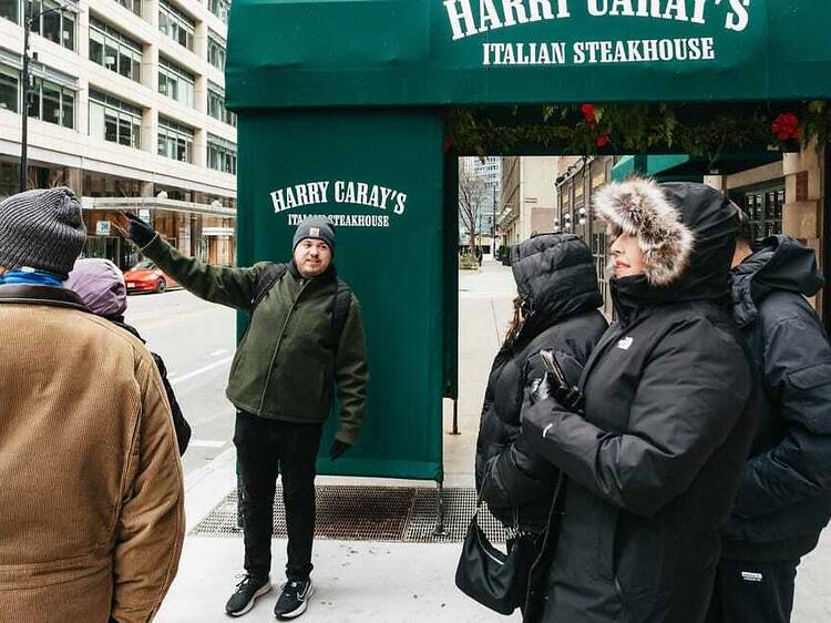 Gangsters and food tasting walking tour