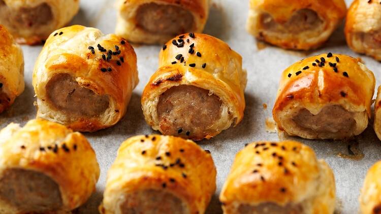 English sausage rolls