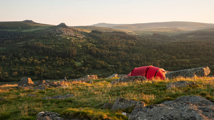 Wild camping on Dartmoor