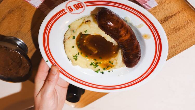 Saucisse purée