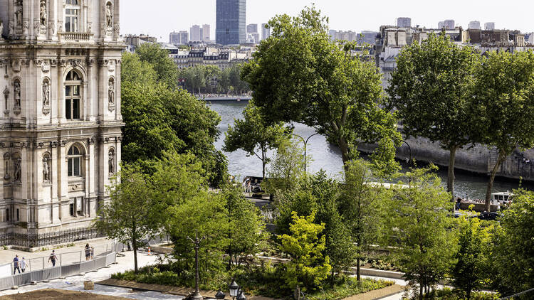 Une forêt de 2 500 m2 va bientôt être inaugurée sur le parvis de l’Hôtel de Ville