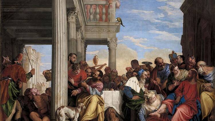 'Cena en casa de Simón' de Paolo Veronese, 1556-60 Museos Reales de Turín, Galería Sabauda