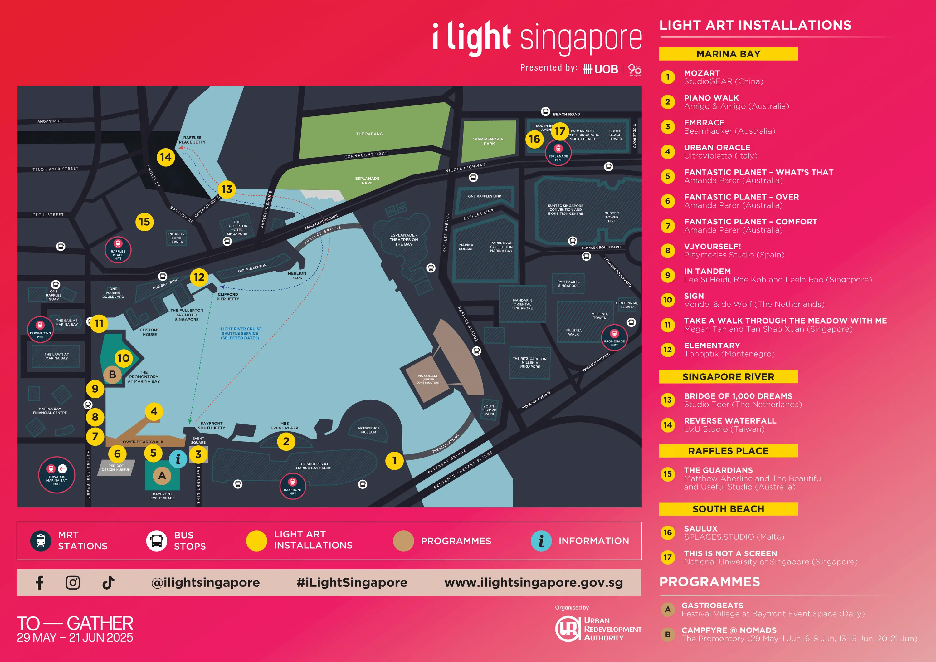i Light Singapore 2025 map