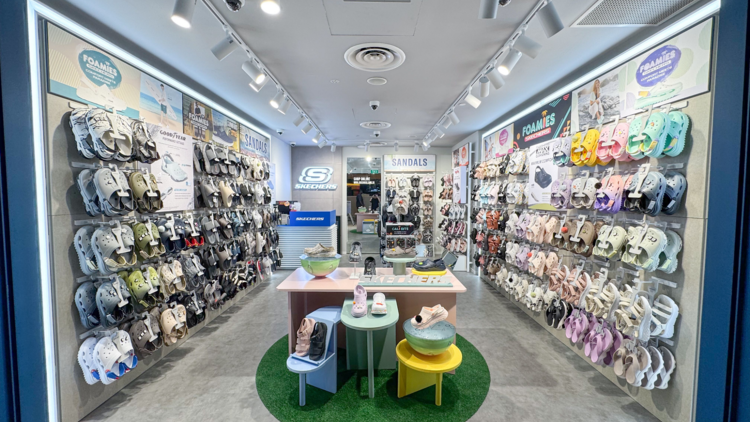 Skechers Foamies concept store Singapore