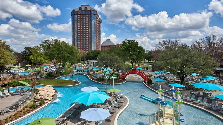 Jade Waters Resort Pool at Hilton Anatole