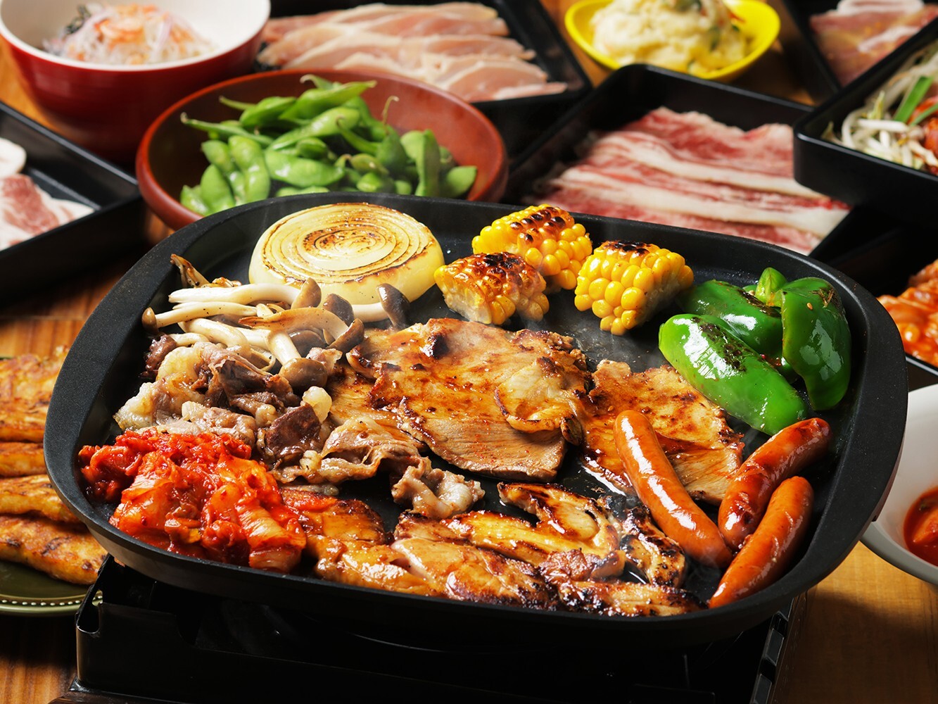 池袋パルコ屋上 コリアンBBQビアガーデン