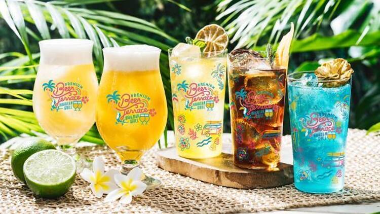 Premium Beer Terrace Hawaiian Grill