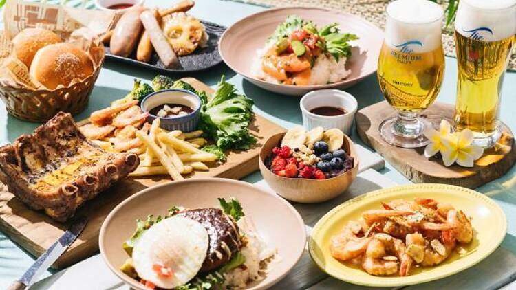 Premium Beer Terrace Hawaiian Grill