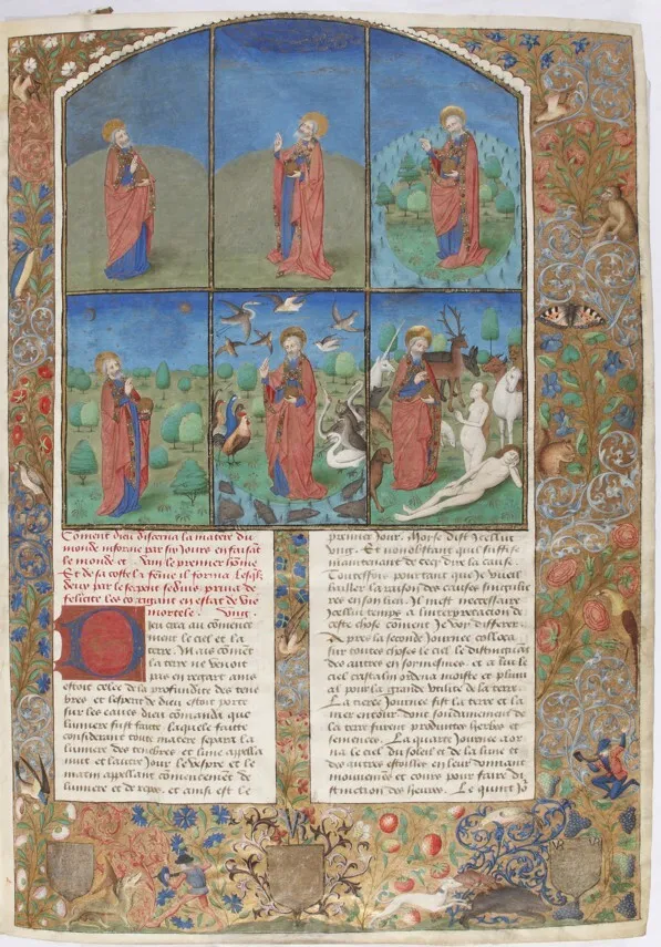 FLAVIO JOSEFO: L'Antiquité Judaïque et Bataille Judaïque. Rouen. Entre 1460 y 1470. Manuscrito. Inv. 15322