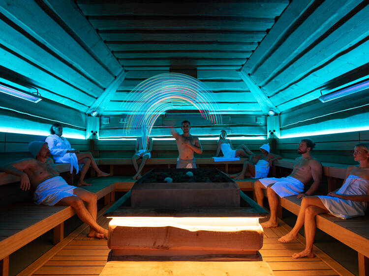 Sauna at Infinit Step Praha