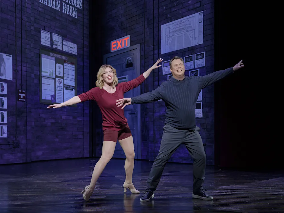 Robyn Hurder and Brooks Ashmanskas in Smash
