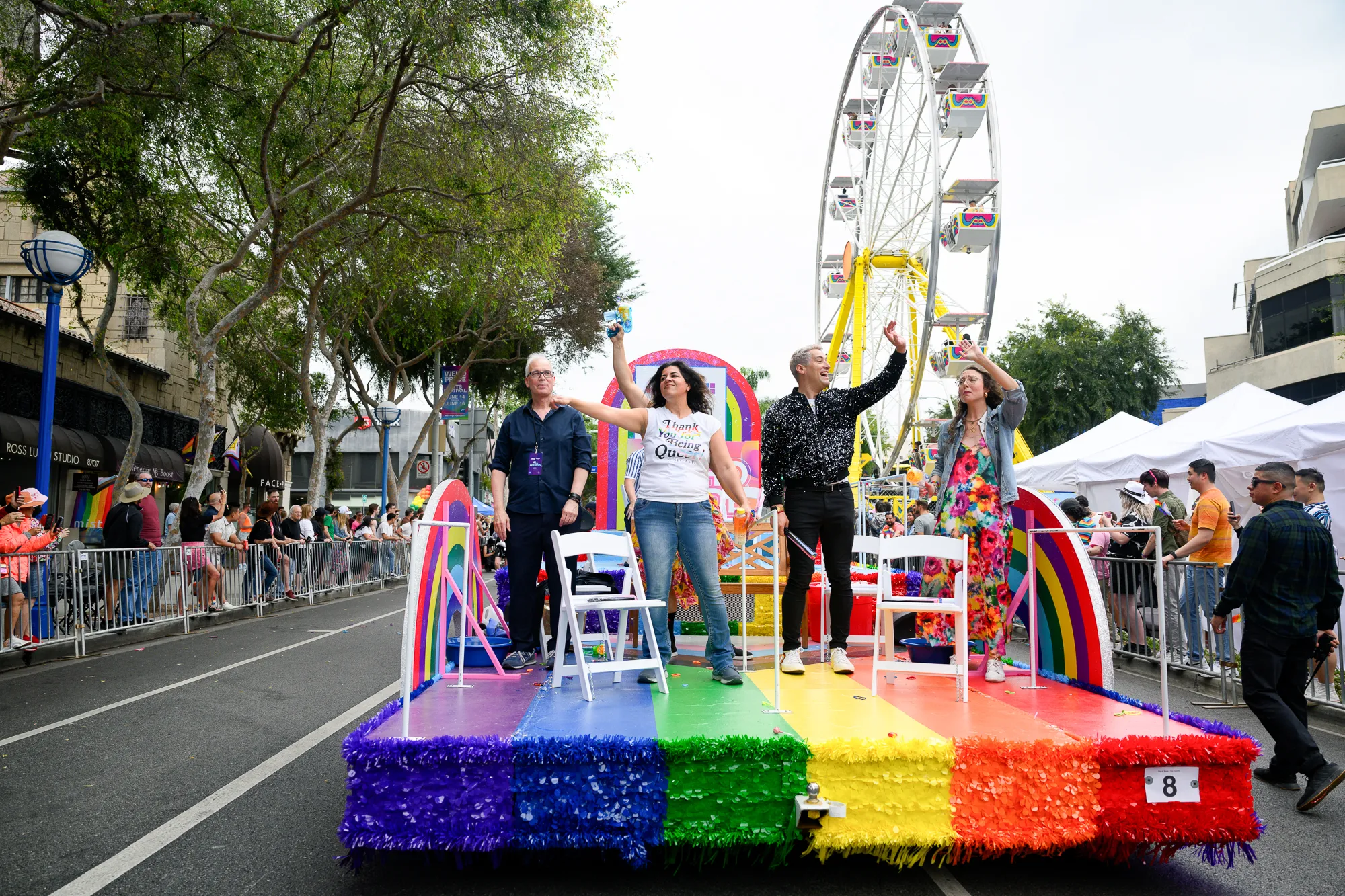 A float at the WeHo Pride Parade.
