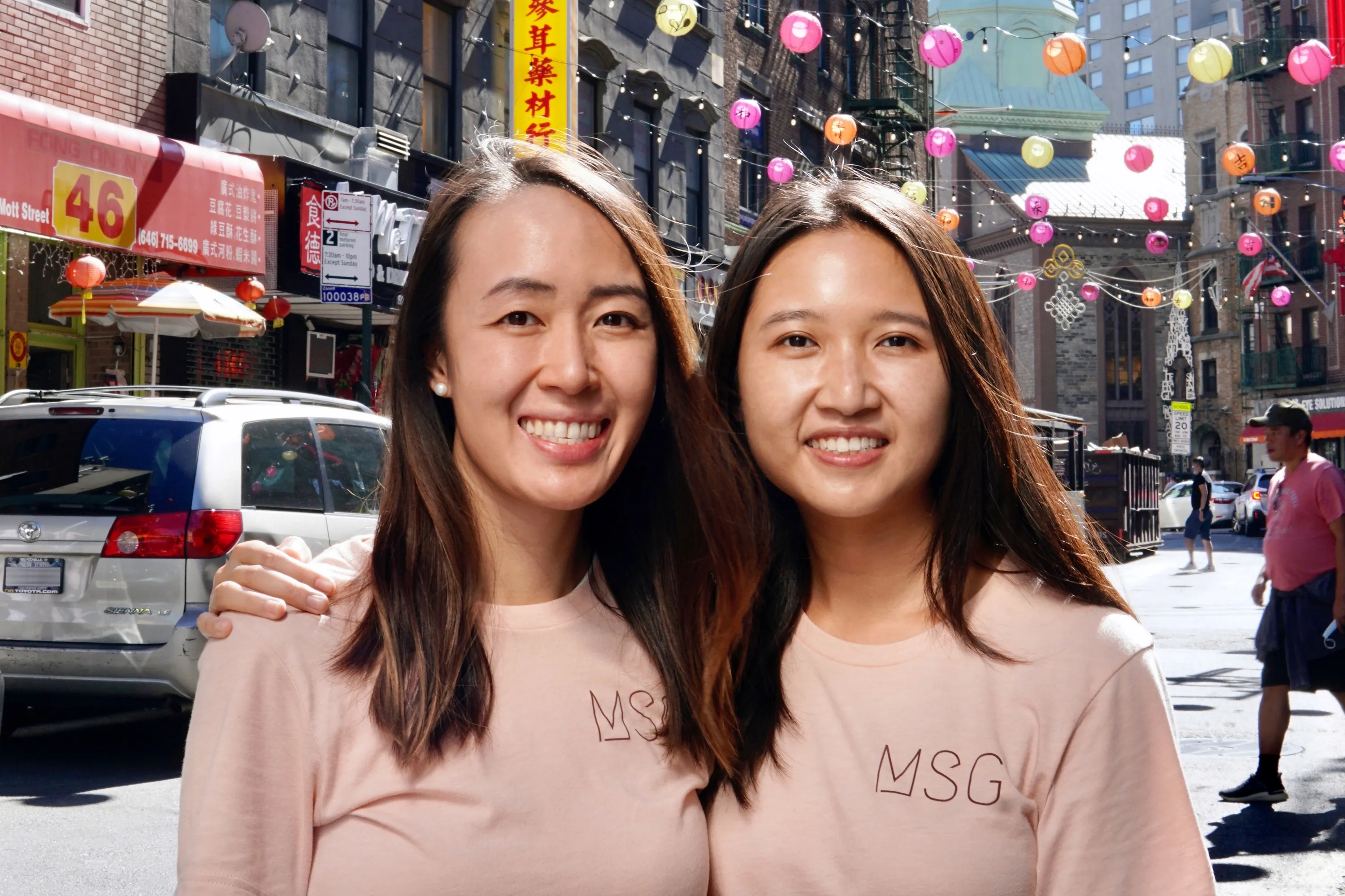 A picture of Anna Huang and Chloe Chan