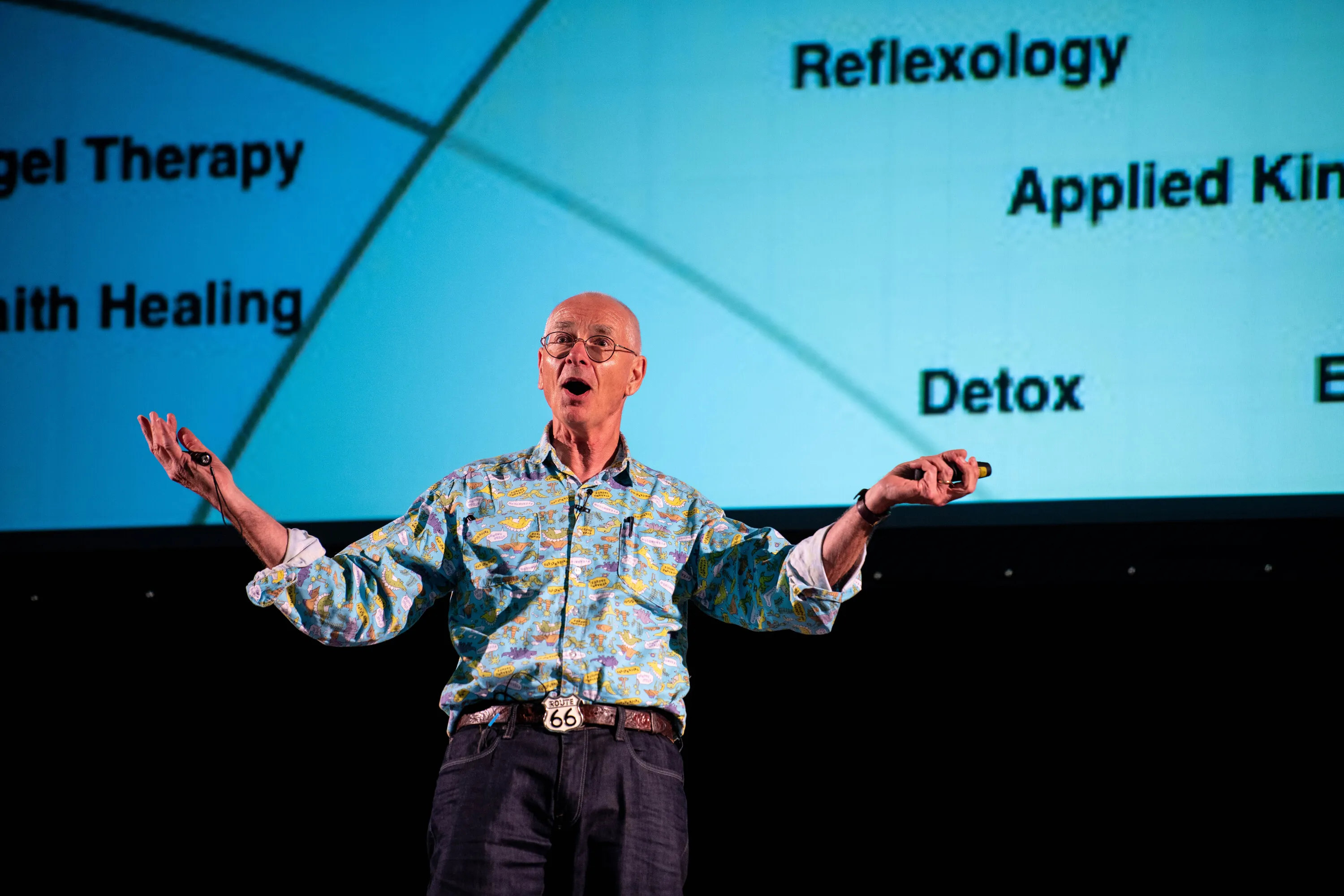 Dr Karl on stage