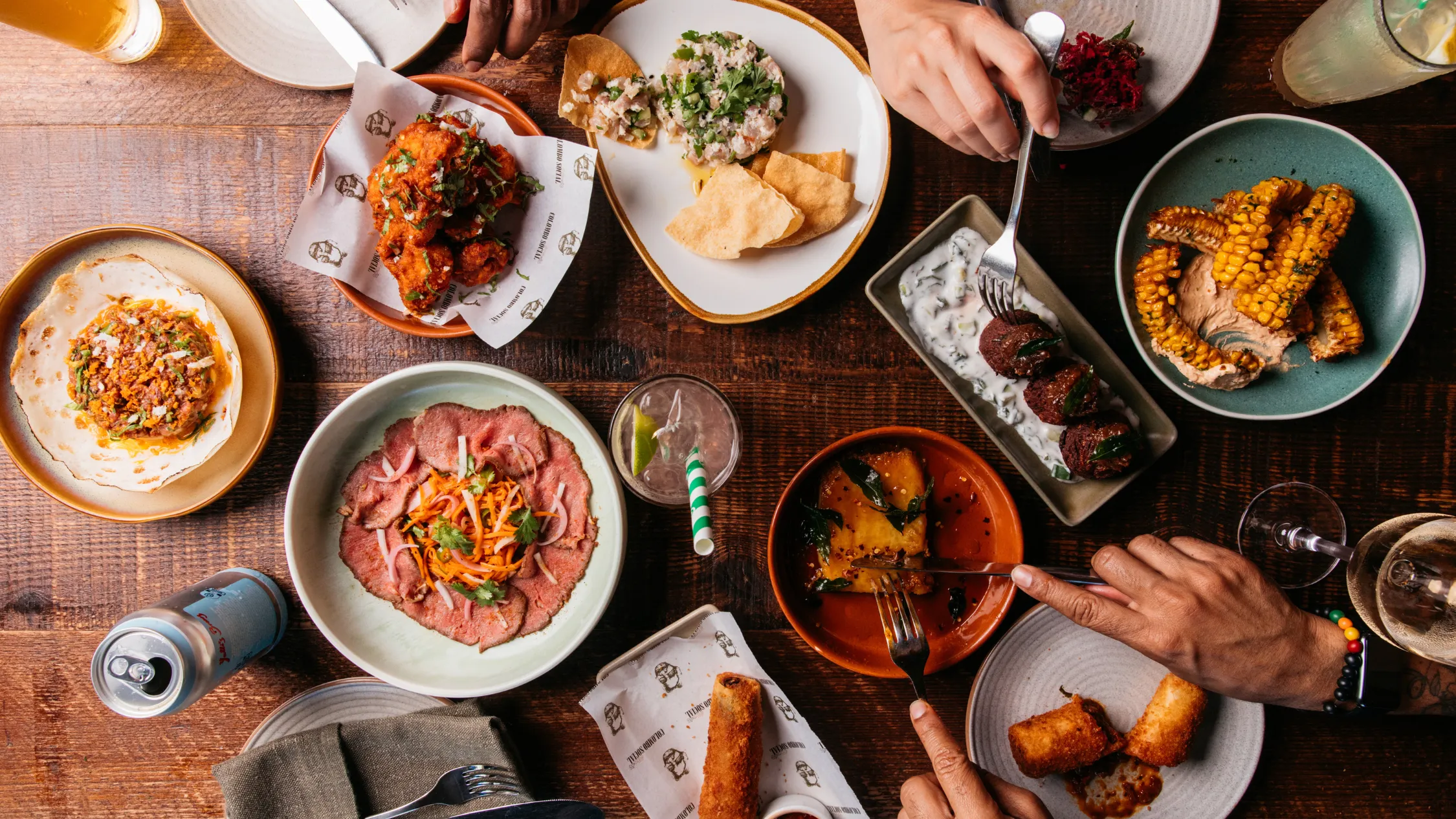 Dishes at Colombo Social
