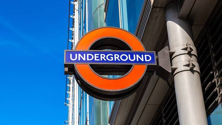 London Underground sign in London