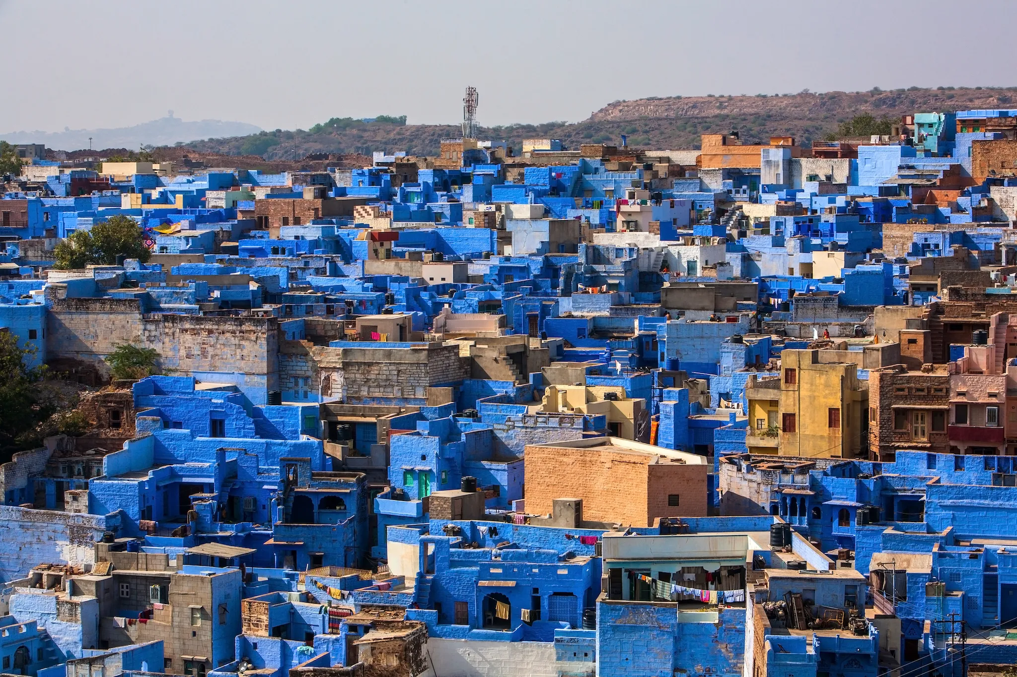 View of Jodhpur, the Blue City, Rajasthan, India