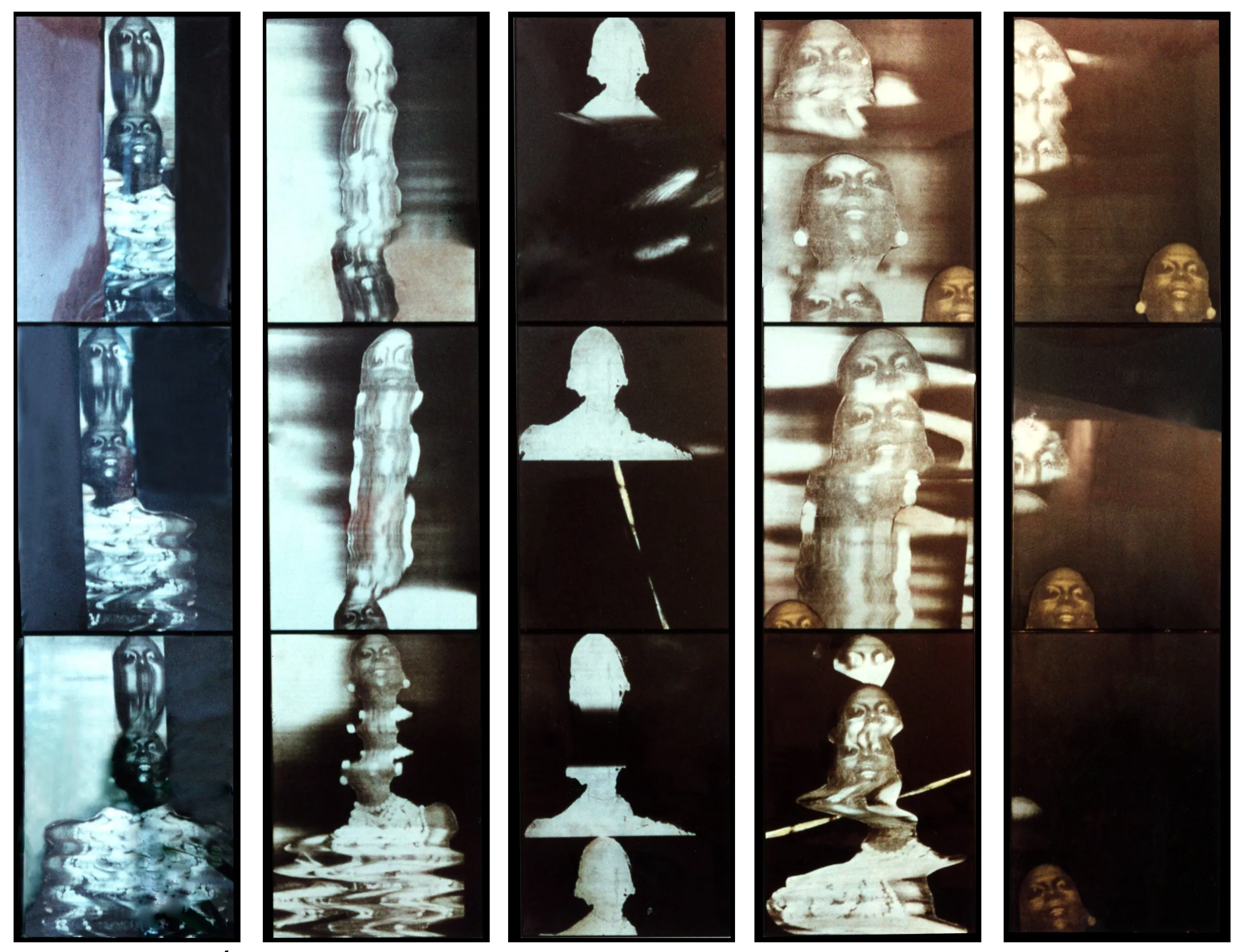 Marisa González. ‘Vértigos de identidad’ de la serie ‘Miradas en el tiempo’. 1992-1993, a partir de fotografía de 1917. Colección de la autora.