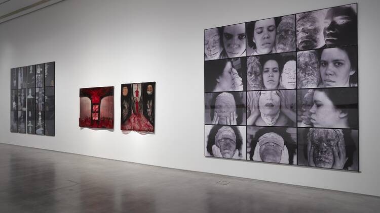 Vista de la exposición Marisa González. Un modo de hacer generativo. Archivo fotográfico Museo Reina Sofía.