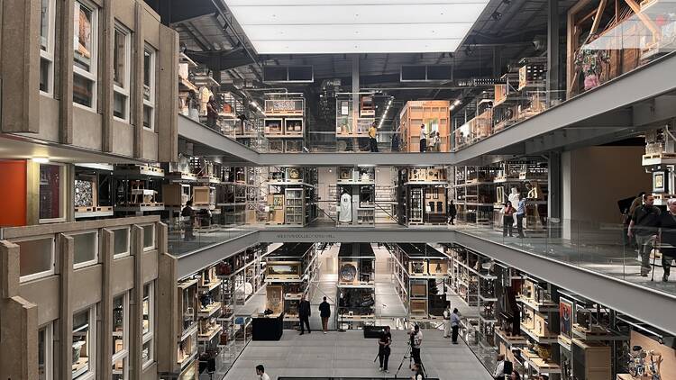 Inside the V&A East Storehouse
