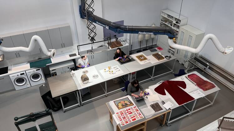 Inside the V&A East Storehouse
