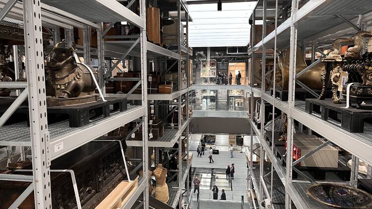 Inside the V&A East Storehouse