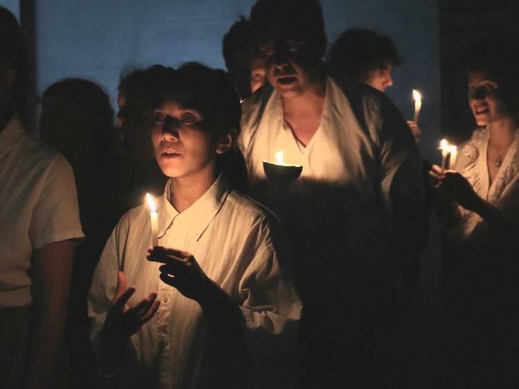Bonfire of Saint Peter and Saint Paul in Parque Avellaneda