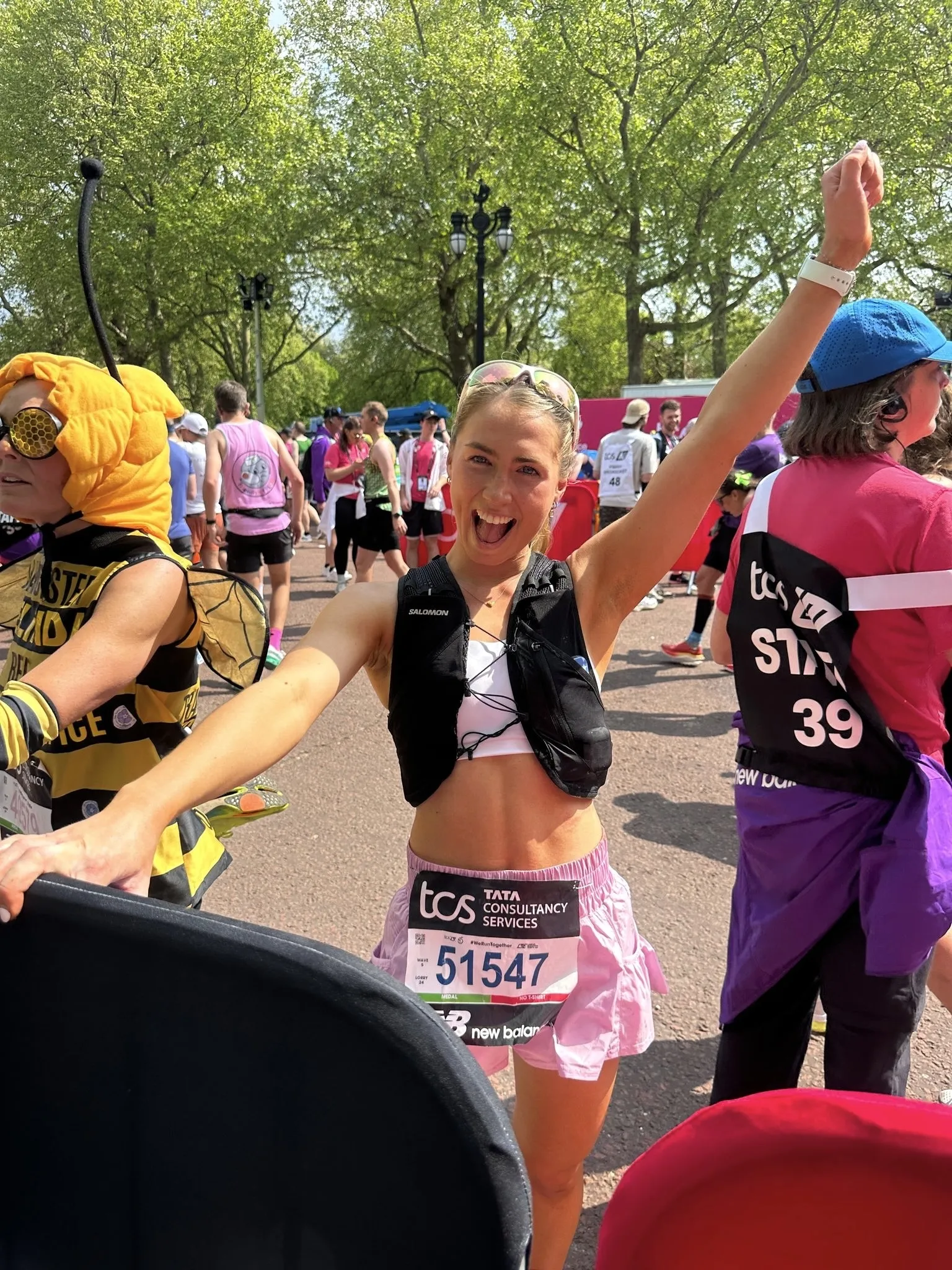 London marathon runner