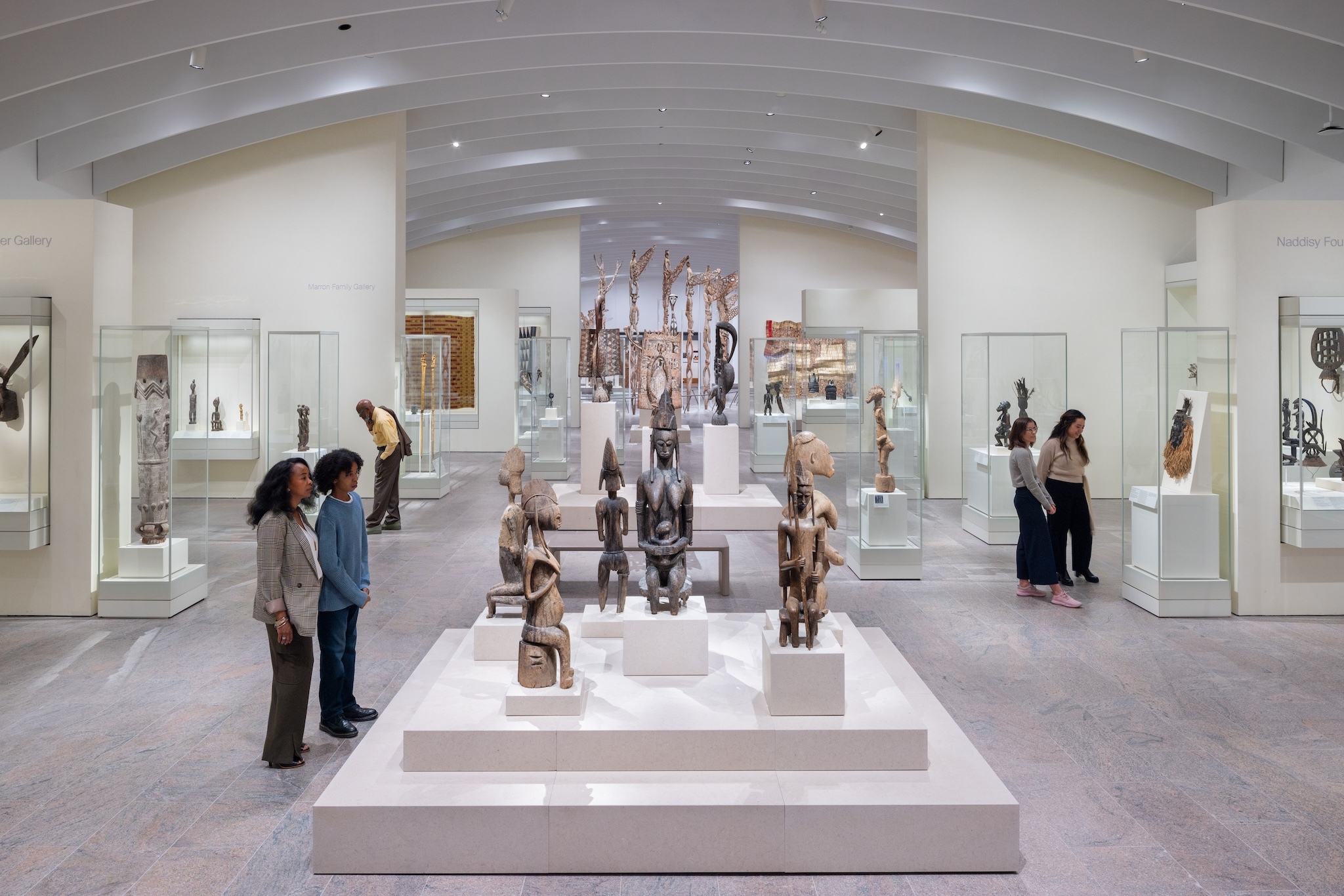 Inside the Arts of Africa gallery.