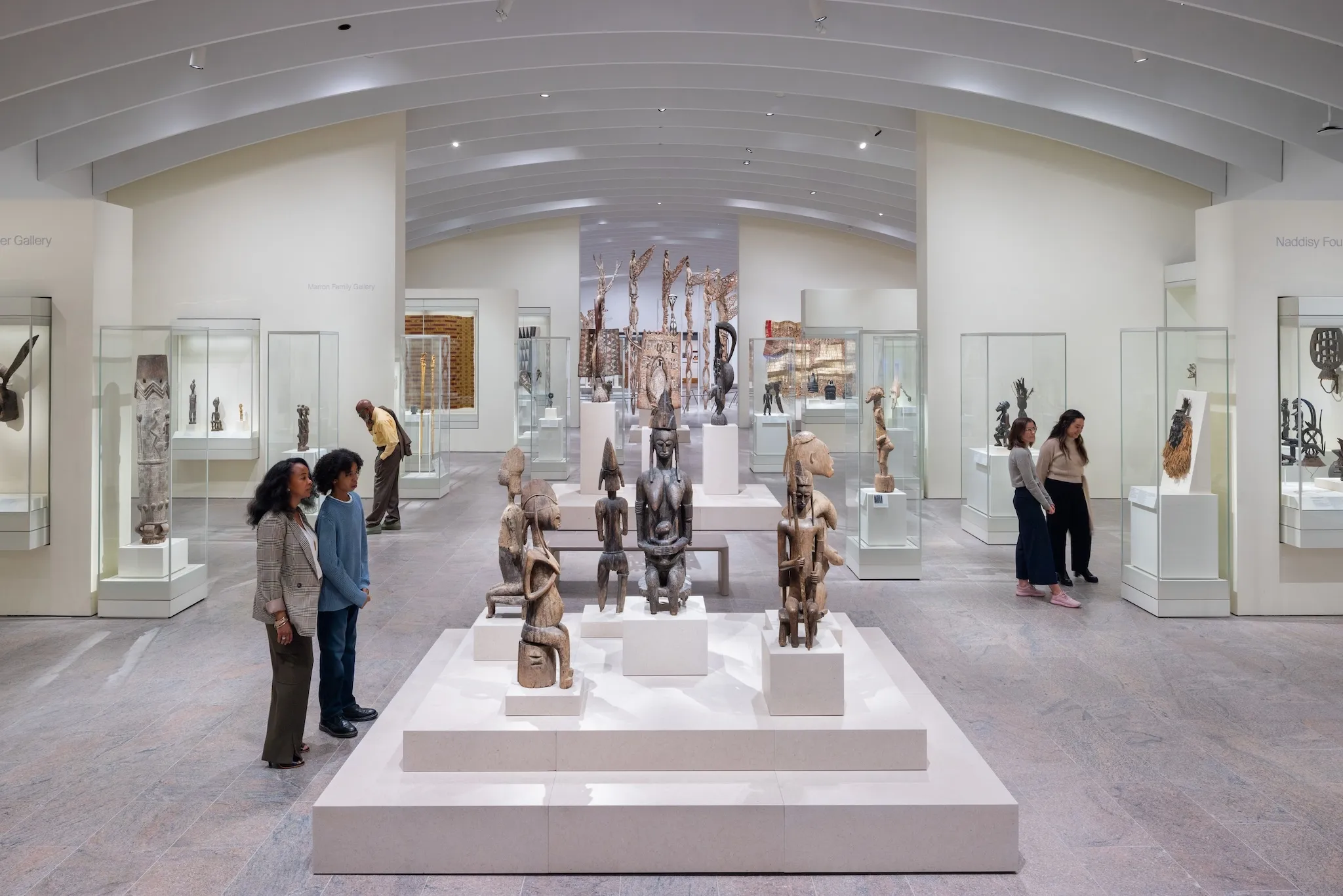 Inside the Arts of Africa gallery.