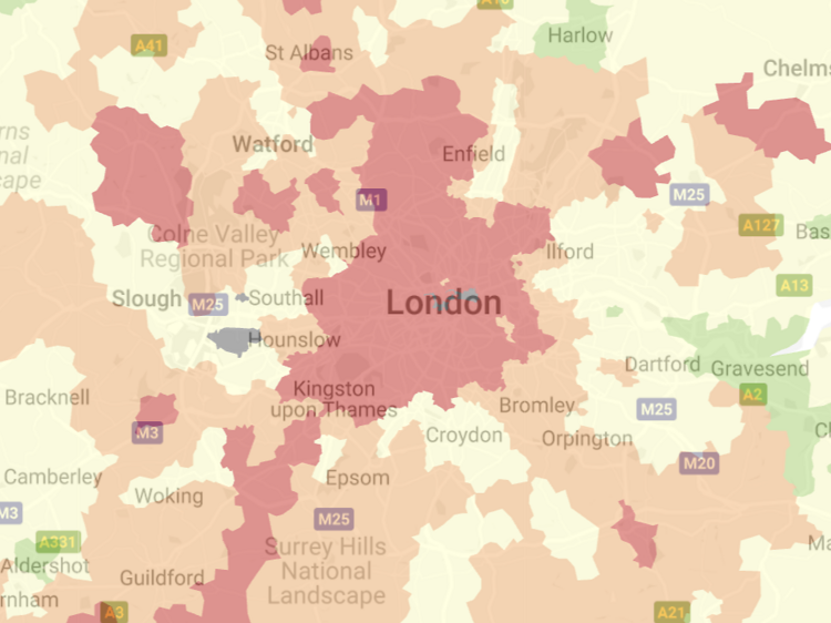A new interactive map shows London’s most affordable places for first-time buyers