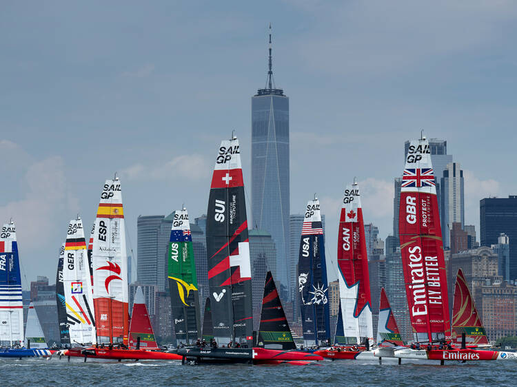 The F1 of sailing competitions is cruising over to Governors Island next week The F1 of sailing competitions is cruising over to Governors Island next week