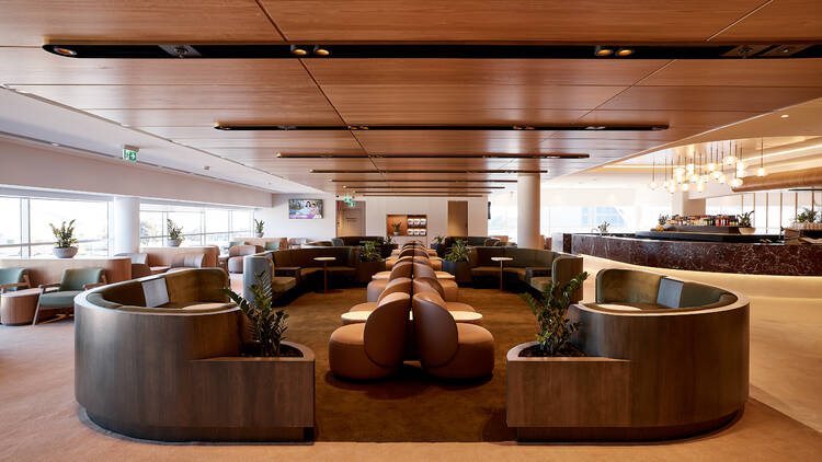 Seating in business lounge