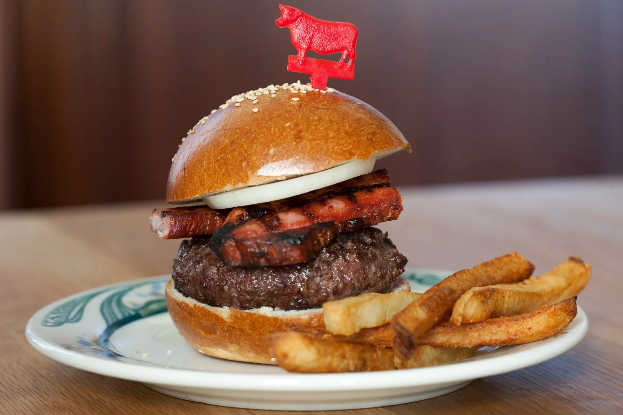 Burger at Peter Luger Steak House