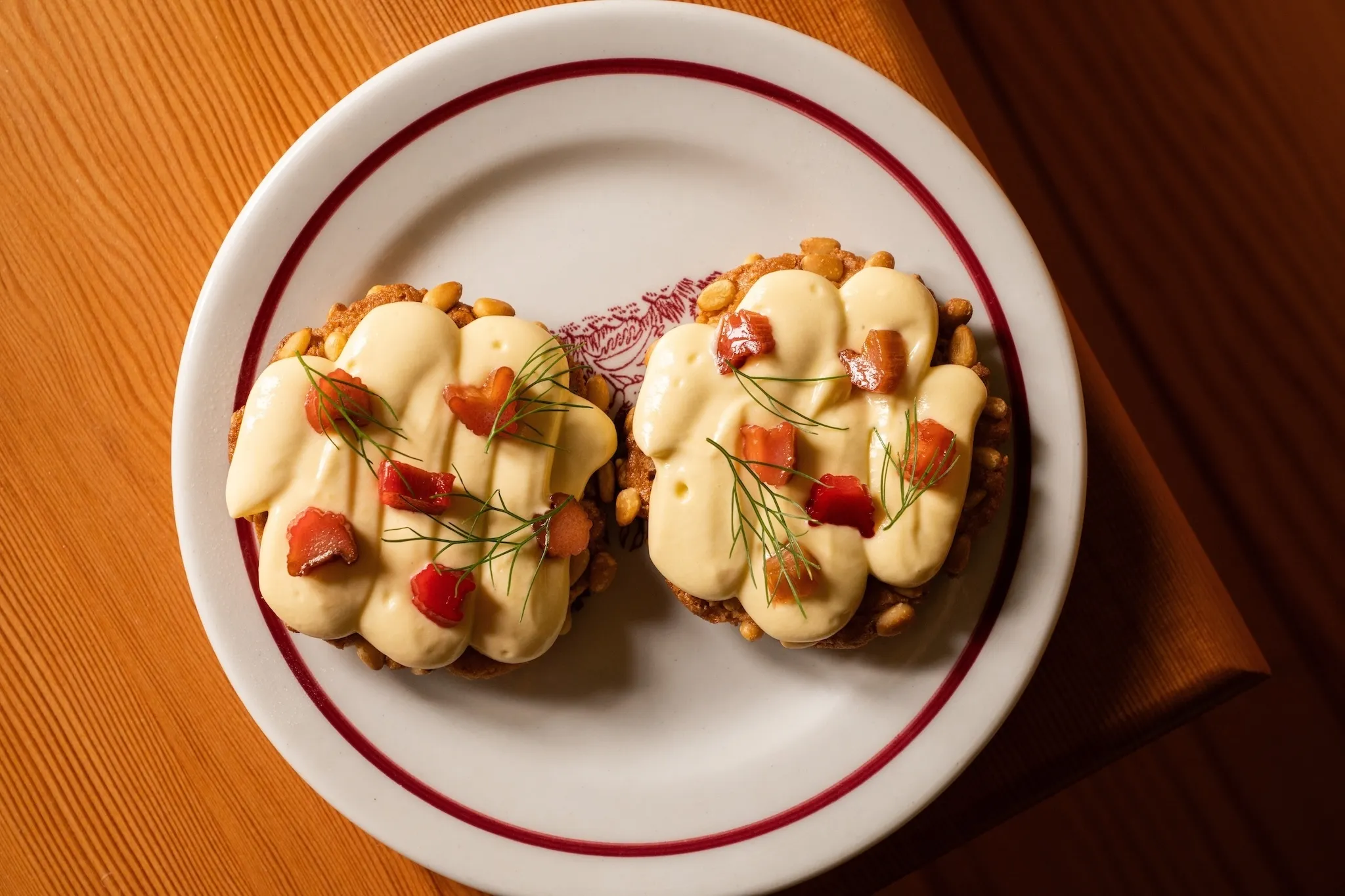 Pine nut cookies at Baby Bistro
