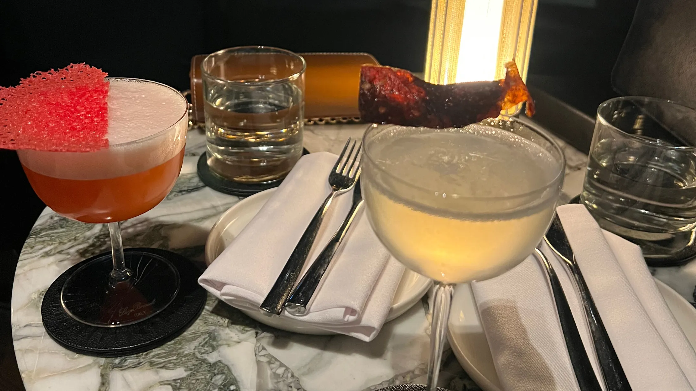 Cocktails at Aster Bar